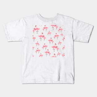 Mommy and baby flamingo Kids T-Shirt